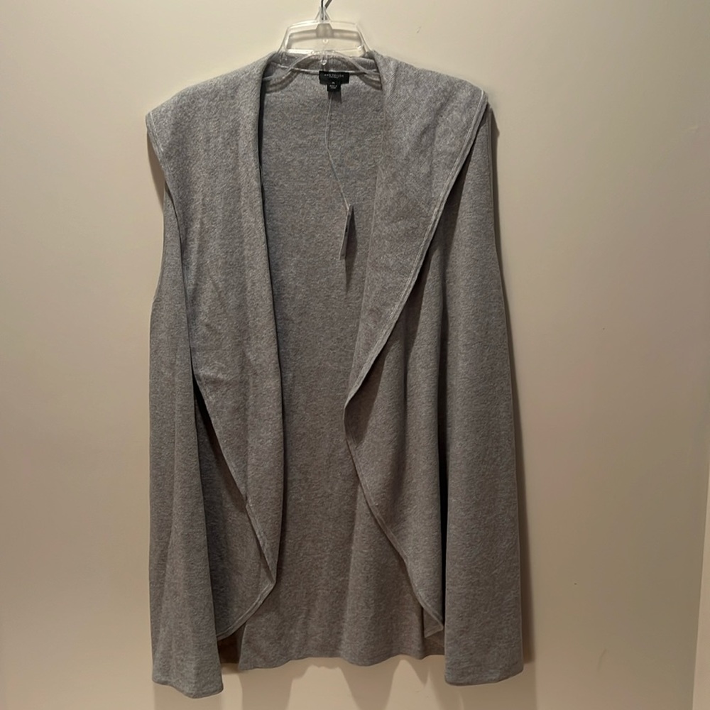 NWT ANN TAYLOR FACTORY WOMENS SLEEVELESS CARDIGAN XL